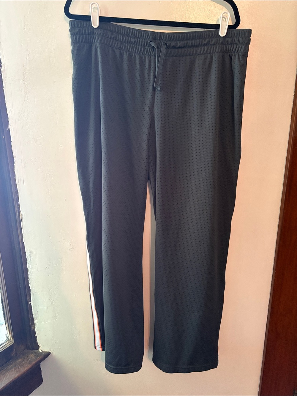 Danskin Now Gray Athletic Joggers with Side Stripe